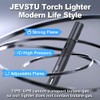 JEVSTU Torch Lighter with Fuel Level Window for Candle, Adjustable