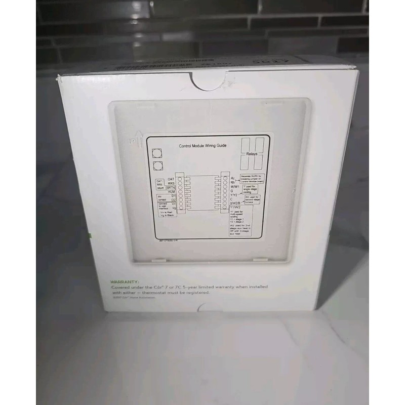 Cor 7, Cor 7C Thermostats New COR Thermostat Two Wire