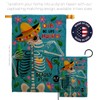 Breeze Decor Dia de Muetos Fun House Flag Eagle Set