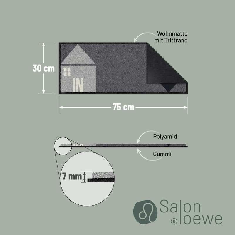 Salonloewe Mini Mat In and Out I Dirt Trapper Mat