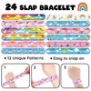 60 PCS Rainbow Party Favors Set - 36 Temporary Tattoos