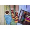 Rainbow Socks - Pizza Socks Box - Damen Herren Pizza