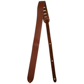 [KIWAYA] STP-BR Genuine Leather Ukulele Strap, Brown (End Pin Type/With Pin)