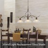 Aspen Creative 25308-60-1, Clear Glass Shade for Medium Base Socket