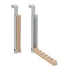 Relaxdays Folding Door Coat Rack, Set of 2, for Hanging,