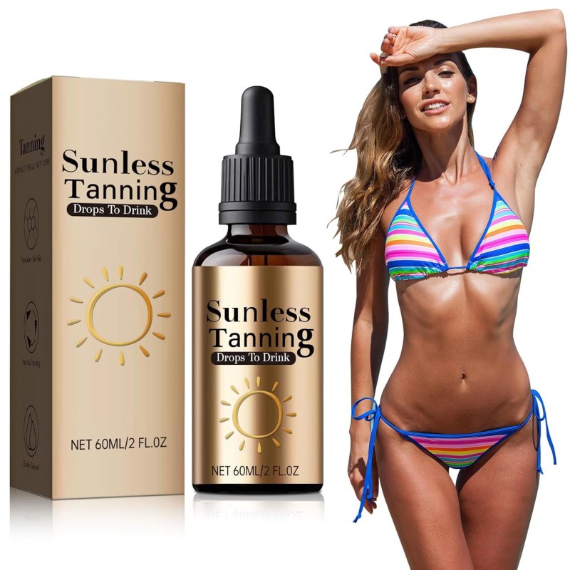 Unbranded Sunless Tanning Drops To Drink,Naturall