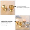 Cabilock 6pcs Egg Cup Egg Tray Stainless Steel Boiled Egg