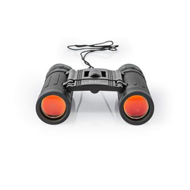 Nedis 8x21 Compact Roof Prism Binoculars | Lightweight and Portable HD Lens | with Carrying Bag, for Bird Watching Sports Travel Sight Seeing - Black