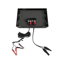 ACOPOWER ProteusX 20A 12V Waterproof Charge Controller with Alligator Clips and Solar Connectors