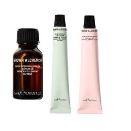 Grown Alchemist Skin Renewal Skincare Kit Trio- Skincare Set Gift Exclusive - Hydrating Face Mask 20 ml, Face serum hyaluronic acid, Niacinamide Serum 5 ml, Luxury Daily Moisturising Face Cream 12 ml