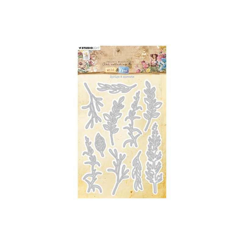 Studio Light Cutting Die Sprigs & sprouts Wild & Free