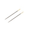 Clover Agujas, Apliques/Punzantes No.12, Negro/Oro