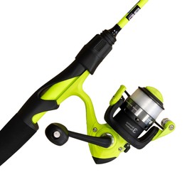 Reaction Tackle Spinning Reel and Fishing Rod Combo - Ultra Light - for Panfish and More