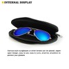 TOADDMOS Brown Horse Black Light Portable Sunglasses Soft Case Eyeglass