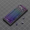 dagaladoo Purple Clear keycaps,Transparent keycaps 60 75 100 Percent,Jelly keycap