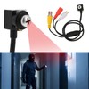 Mini Security Camera Waterproof Night Vision 170° Wide Angle NTSC