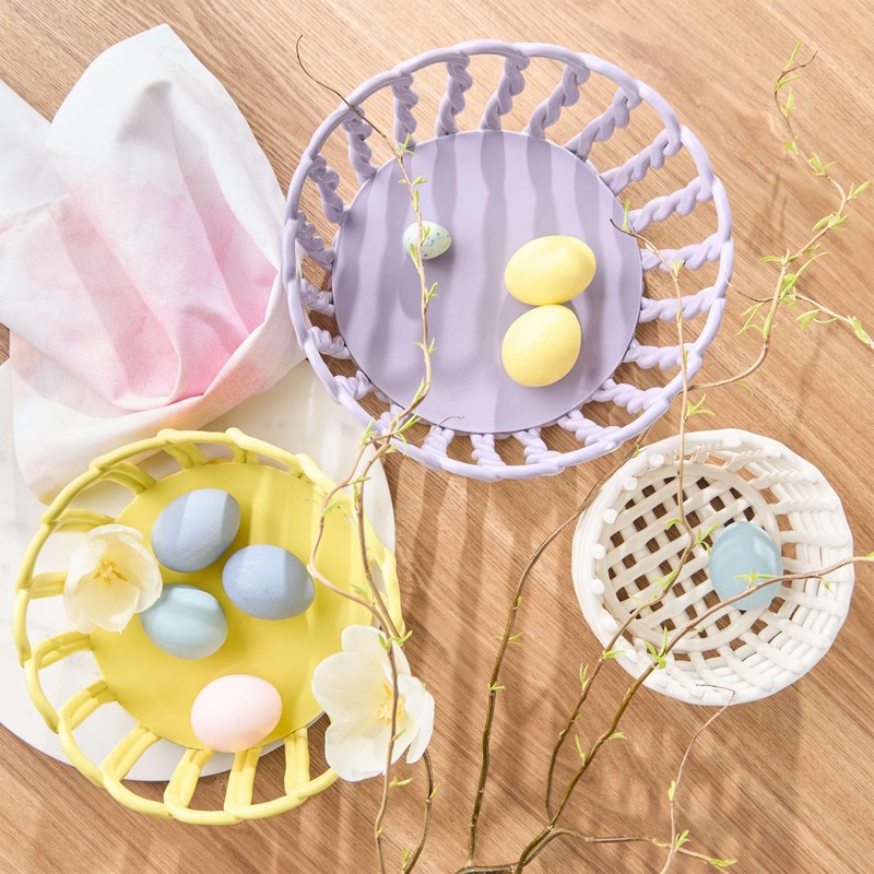 BUTLERS Ceramic Basket, Diameter 16 x 12 cm, Craft Ceramic
