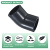 M METERXITY 4-Pack 45 Degree Adapter Connector, 1" Socket UPVC
