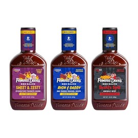 Famous Dave's BBQ Sauce Variety Bundle, 19 oz (Pack of 3) includes 1-Pack Rich & Sassy Flavor + 1-Pack Sweet & Zesty Flavor + 1-Pack Devil's Spit Flavor