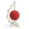 NSDK CHRISTMAS TREE WOODEN ORNAMENT DISPLAY STAND HOLDER 12.5 IN