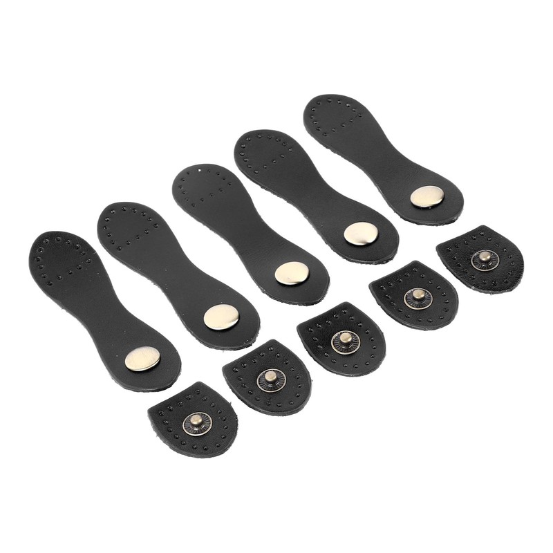5 Set Leather Snap Buckles Soft Wearable DIY Sewing Leather
