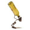 Extravaganter Wein Flaschenhalter Lustiger Trinker aus Metall Höhe 21 cm