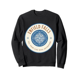 Mountain Adventure Design: Hiking & Camping in Enfield Falls Sweatshirt