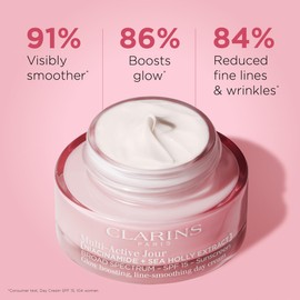 Clarins Clarins NEW Multi-Active Day Cream SPF 15 with Niacinamide | Smooth Fine Lines | Visibly Tighten Pores | Even Tone and Texture | Boost Glow | Strengthen Moisture Barrier | All Skin Types | 1.7 Ounces