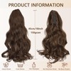 Cybelleza Ponytail Extension Curly Wavy Claw Jaw Pony Tail 18"