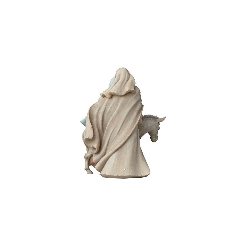 Foundations (4058697) Holy Family with Donkey Stone Resin Figurine, 9.45”