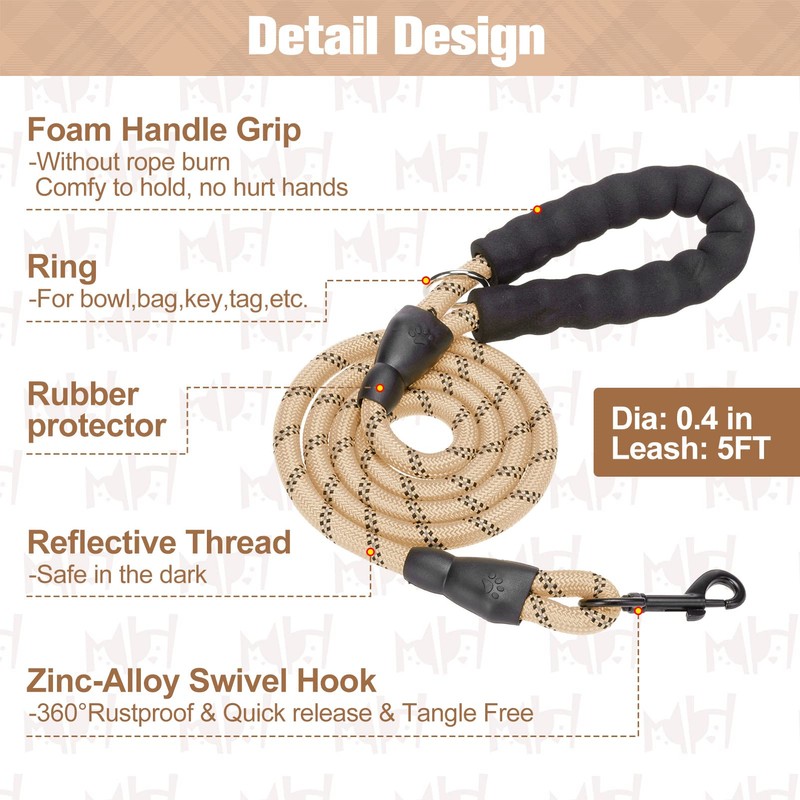 BEAUTYZOO Small Dog Harness and Leash Set,Step in No Choke