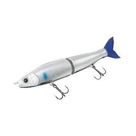 ガンクラフト ジョインテッドクロー 128 松浦テグス別注カラー GANCRAFT JOINTED CLAW ▼M-08 白牙 フローティング」