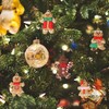 Christmas Tree Decorations with Lanyard, Gingerbread Men for Christmas Tree