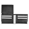 Juventus 133206, Accessori Portafogli da Viaggio Unisex-Adulto, Nero, 12,5x9,5x2 cm