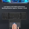 Foldable Bluetooth Keyboard Low Latency Bluetooth 5.1 Full Size Keyboard