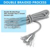 Dock Lines 15' x 3/8" Double Braided Marine Mooring Ropes