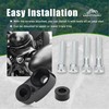 MoKitDora Dyna Sportster Front Turn Signal Relocation Kit 39mm-49mm Tubes
