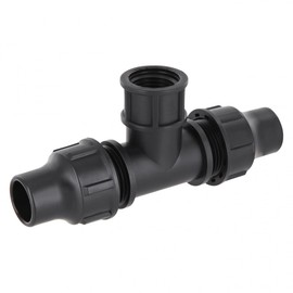 REKUBIK T-Piece Lock-Quick x Internal Thread Size 20 mm x 1 Inch Internal Thread x 20 mm