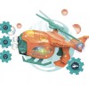 Unbranded Bubble Blowing Toys Helicopter Shape Light Battery Powered