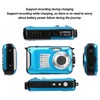 Waterproof Digital Camera 1080P 30MP 16X 10FT Underwater Camera for