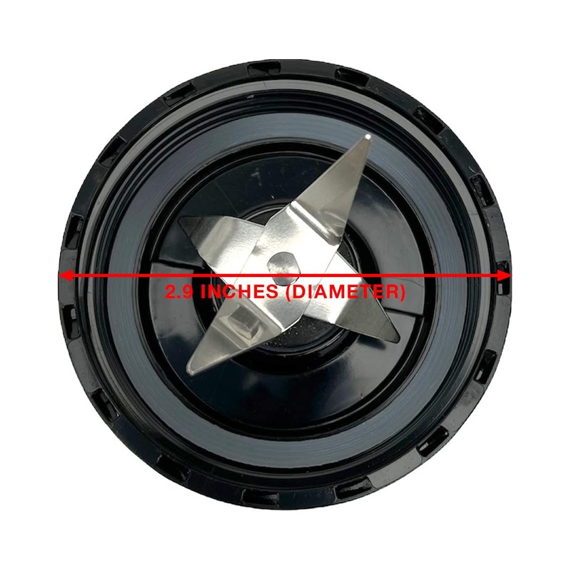 3 Pack Cross Blade Replacement Part Compatible with Oster BLSTAV