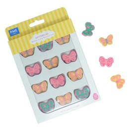 PME Easter Edible Sugar Decorations - Butterflies, Set of 12