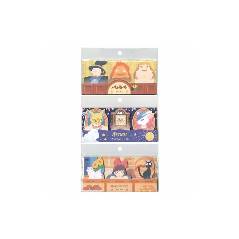 Studio Ghibli 0723-09 Fusen Set, Die Cut Fusen, 3 Patterns