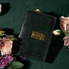Flower Leather Journal with Lock Writing Diary Notebook Combination Password