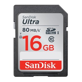 SanDisk Ultra 16GB Class SD Memory Card (5-Pack) with Focus All-In-One High Speed USB Card Reader Bundle (6 Items)
