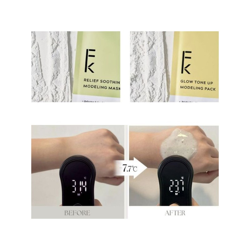 [YAKSON HOUSE X Feelkeen] Feelkeen Modeling Pack 30gx5ea (Relief Soothing/Glow
