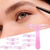 Eye Brow Stencils for Women - 8-Style Brow Drawing Guide,Reusable