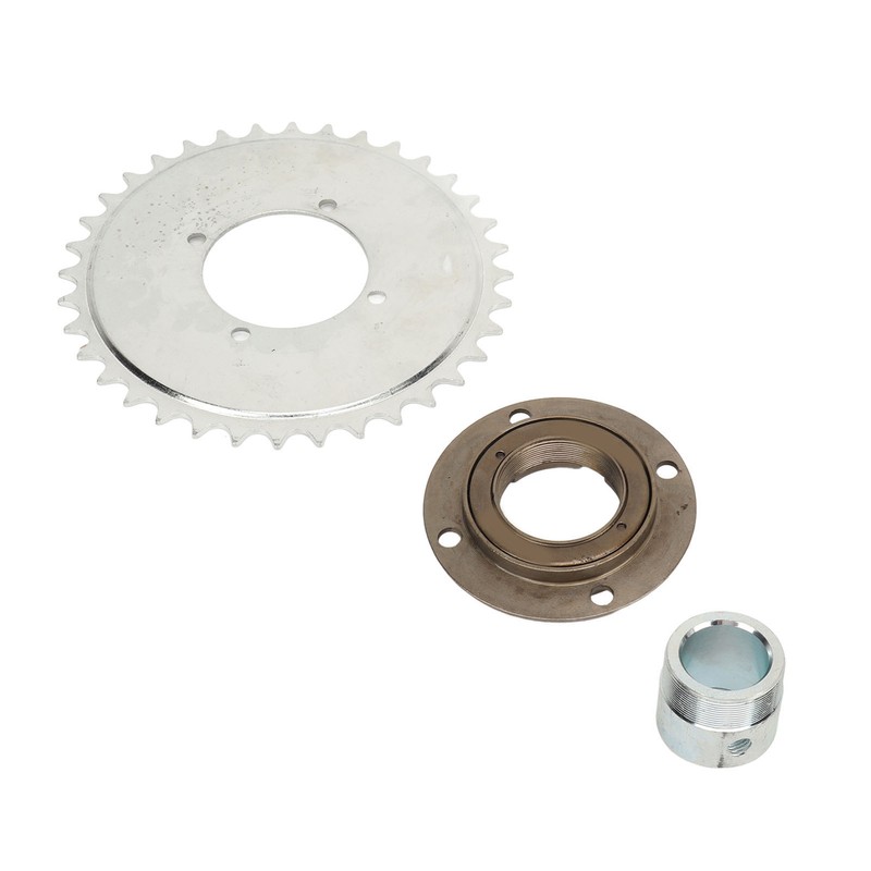 410 Sprocket Toothless Flywheel Kit with Silver Adapter Steel Light