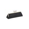 Mariquant Embossed Daisy Pearl Gama Pen Case, Black