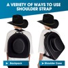 MOSLA Hat Box Travel Fedora Case Universal Size Hat Carrier,Sleek